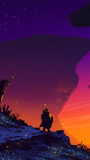 Get Lost In Your Imagination With The Fantasy Phone Wallpaper