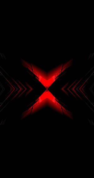 Get Lost Into The Depths Of This Red And Black Fractal Art Wallpaper