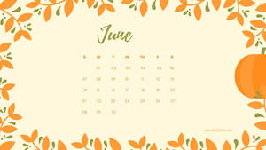 Get Organized For June With This Stylish Calendar! Wallpaper