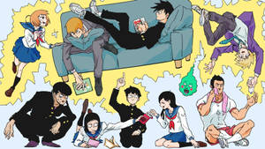 Get Ready For An Unforgettable Adventure With Mob Psycho 100 Wallpaper