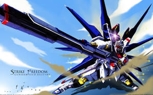 Get Ready For Epic Space Battles With Gundam Seed! Wallpaper