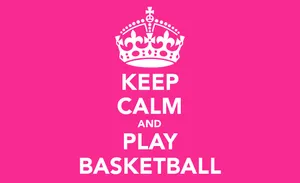Get Ready For Some High-flying Pink Basketball Action! Wallpaper