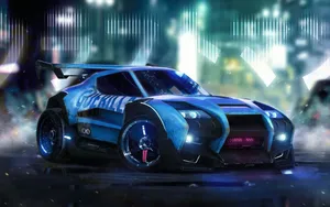 Get Ready For Speed And Power With Rocket League Desktop Wallpaper