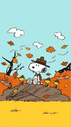 Get Ready For Thanksgiving With Snoopy! Wallpaper