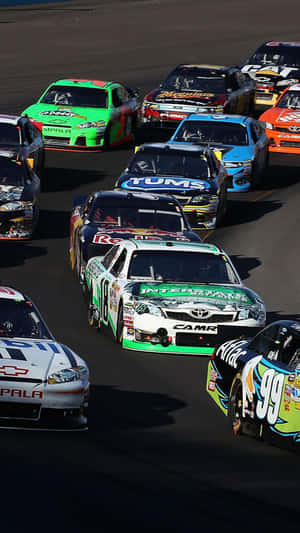Get Ready For The Nascar Circuit With The Iphone Wallpaper