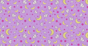 Get Ready To Fight The Evil With This Amazing Sailor Moon Pattern! Wallpaper