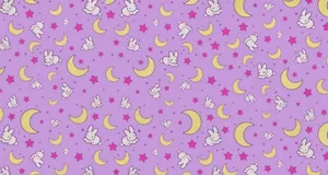 Get Ready To Fight The Evil With This Amazing Sailor Moon Pattern! Wallpaper
