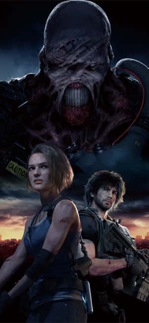 Get Ready To Join The Fight Against Evil With Resident Evil On Your Iphone. Wallpaper