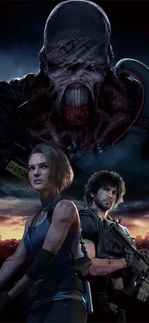 Get Ready To Join The Fight Against Evil With Resident Evil On Your Iphone. Wallpaper