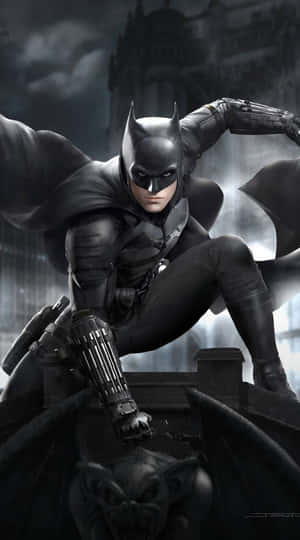 Get The Awesome Batman Iphone And Feel Like The Hero! Wallpaper