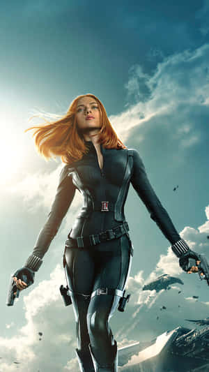 Get The Latest Black Widow Inspired Iphone Wallpaper