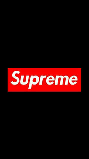 Get The Perfect Matchup Of Luxury And Design With The Supreme Iphone Wallpaper