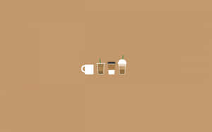 Get Your Cute Coffee Fix Here Wallpaper