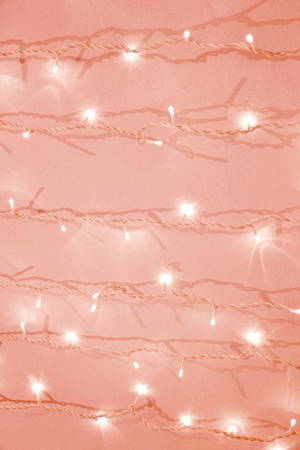 Get Your Festive Spirit Ready For The Holidays With This Beautiful Christmas Lights Iphone Wallpaper Wallpaper