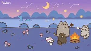 Get Your Paws On The Cutest Computer With Pusheen Pc! Wallpaper