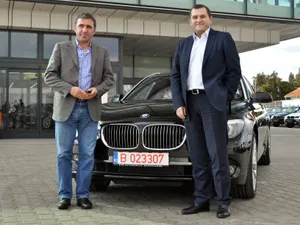Gheorghe Hagi With A Bmw Car Wallpaper