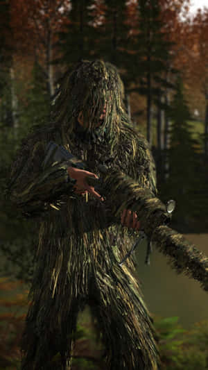 Ghillie Suit Pubg Iphone Wallpaper