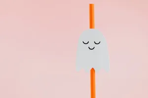 Ghost Cute Halloween Desktop Wallpaper