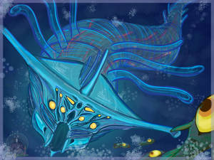 Ghost Leviathan Digital Art Wallpaper