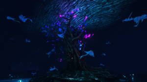 Ghost Leviathan Hatching Tree Wallpaper
