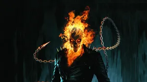 Ghost Rider In Chains Wallpaper