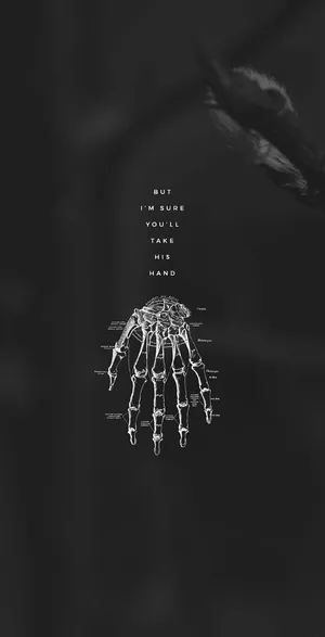 Ghostemane Skeleton Hand Wallpaper