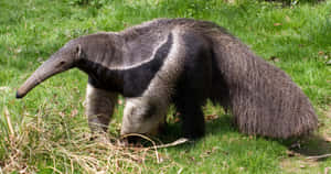 Giant Anteater Walking Grass Wallpaper