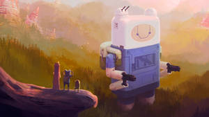 Giant Finn Adventure Time Laptop Wallpaper