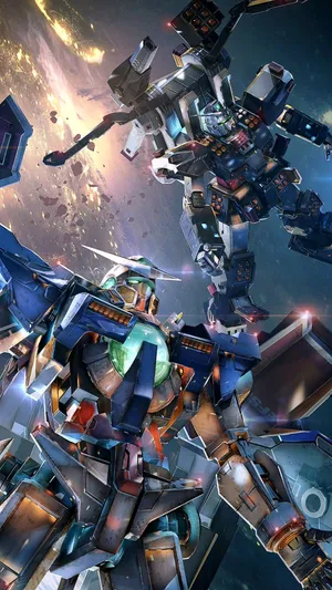 Giant Robots, Epic Battles: The Exciting World Of Gundam Wallpaper
