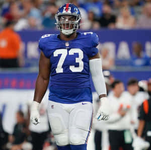 Giants Offensive Tackle Evan Neal Wallpaper