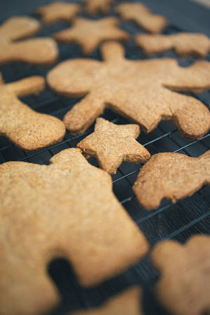 Gingerbread Close-up Wallpaper