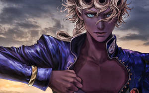 Giorno Giovanna--ready To Take The World By Storm. Wallpaper