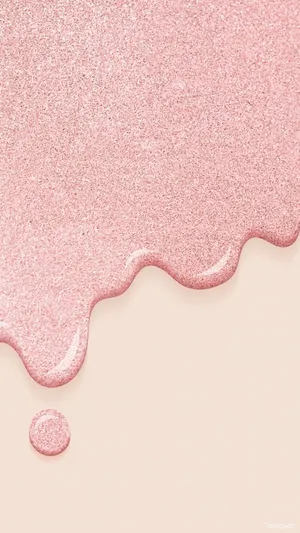 Girl Rose Gold Paint Wallpaper