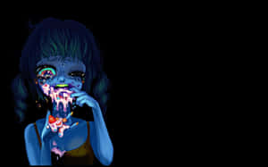 Girl With Sugar Addiction Wallpaper