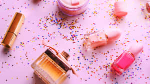 Girly Make Up Desktop Wallpaper