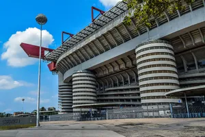 Giuseppe Meazza Stadium Exterior Wallpaper