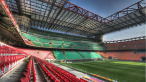 Giuseppe Meazza Stadium Interior View Wallpaper