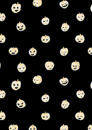 Give Your Iphone A Spooky Upgrade With This 'cute Pumpkin' Wallpaper! Wallpaper
