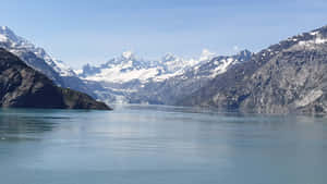 Glacier Bay National Park Snowy Mountain Ranges Wallpaper