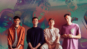 Glass Animals Pixelated Image Wallpaper