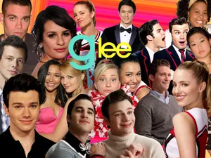 Glee Cast Members Aesthetic Shot Wallpaper