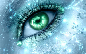 Glistening Eyes Underwater Wallpaper