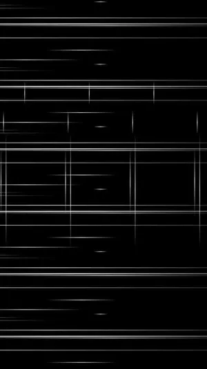 Glitched Lines Minimalist Black Phone Wallpaper