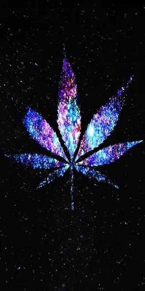 Glitter Weed For Iphone Screens Wallpaper