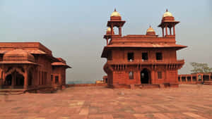 Gloomy Sky In Fatehpur Sikri Wallpaper