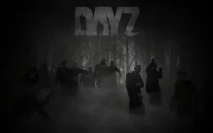 Gloomy Zombie Silhouette Dayz Desktop Wallpaper