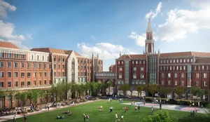 Glorious View Of The University Of Southern California Campus Wallpaper