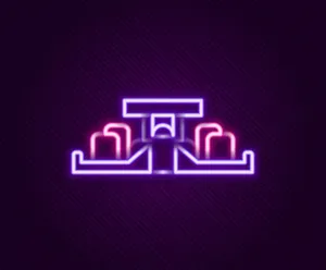 Glowing Neon Light F1 4k Wallpaper