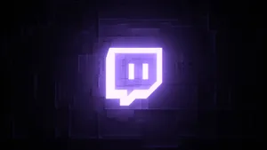 Glowing Twitch 1080 Wallpaper