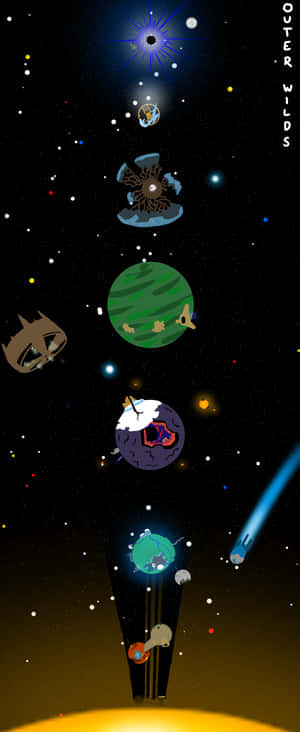 Go Explore The Ancient Alien Mysteries Of Outer Wilds Wallpaper